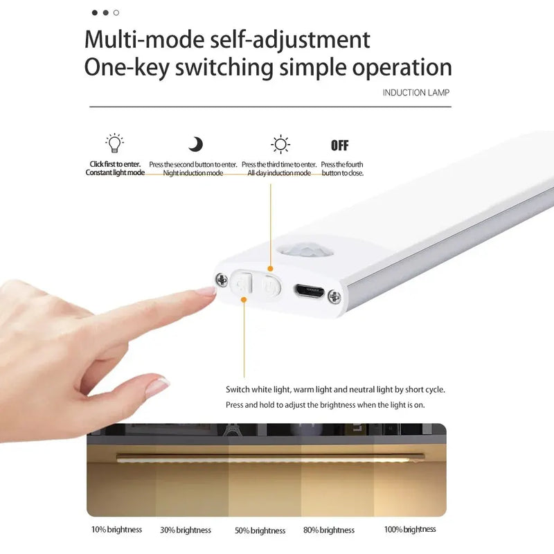 LumiSense - Lâmpada de LED Portátil com Sensor de Movimento